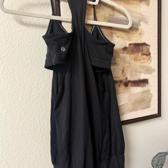 lululemon athletica Tops - lululemon athletica Elegant Black Backless Dress